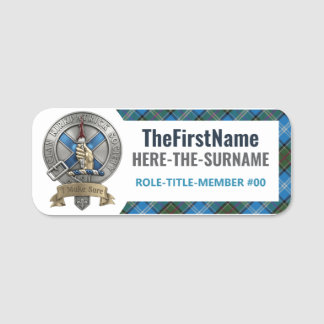 Clan Kirkpatrick Society - CKS Name Tag #2