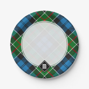 Clan Kirkpatrick Tartan Paper Plate
