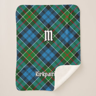 Clan Kirkpatrick Tartan Sherpa Blanket