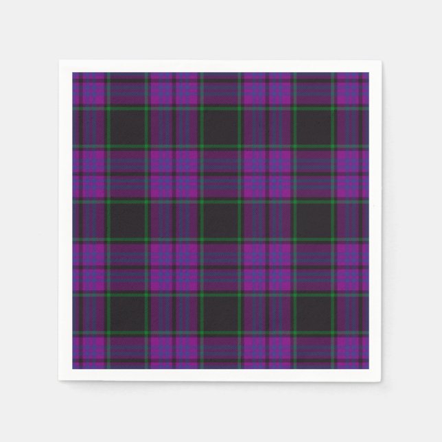 Clan Laird Tartan Napkin (Front)