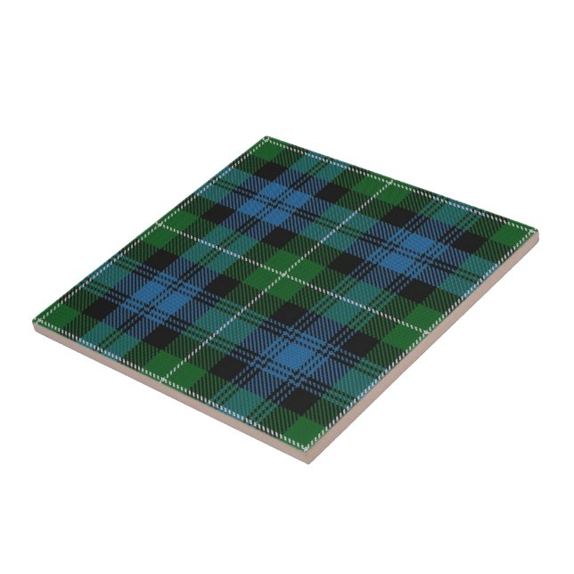 Clan Lamont Scottish Expressions Tartan Tile (Side)