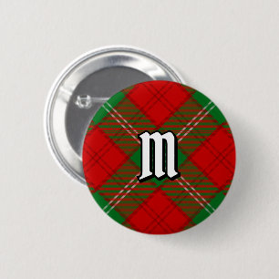 Clan Lennox Tartan 2 Inch Round Button