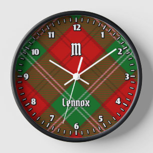 Clan Lennox Tartan Clock