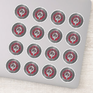 Clan Leslie Crest & Tartan Knot