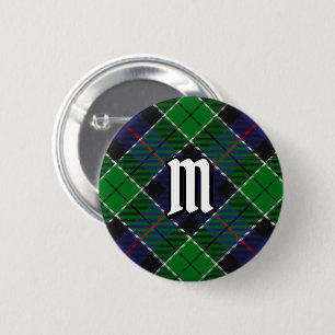 Clan Leslie Hunting Tartan 2 Inch Round Button