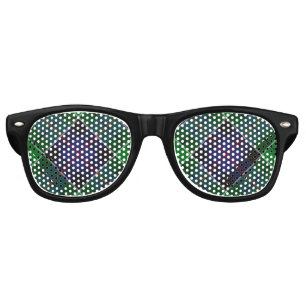 Clan Leslie Hunting Tartan Retro Sunglasses