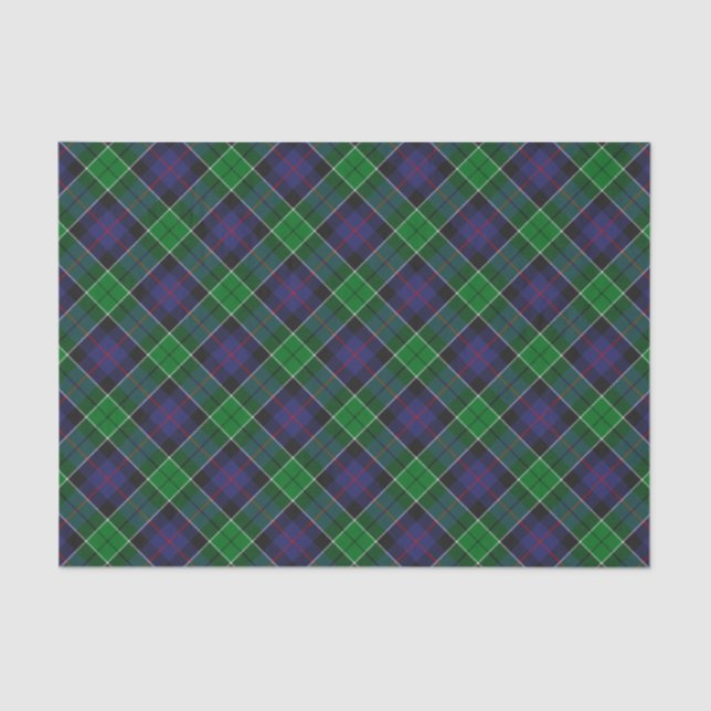 Clan Leslie Hunting Tartan Tissue Paper (Front)