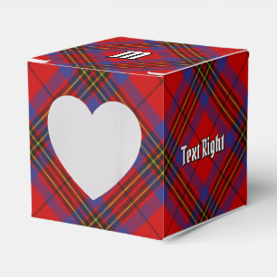 Clan Leslie Red Tartan Favor Box
