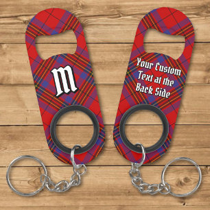 Clan Leslie Red Tartan Keychain Bottle Opener