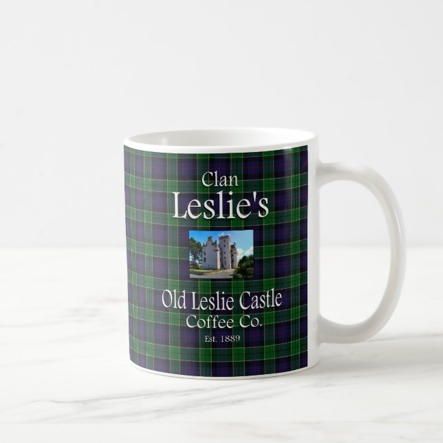 Clan Leslie's Old Leslie Castle Coffee Co. Mug (Right)