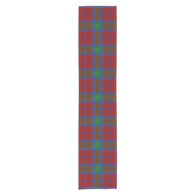 Clan Lindsay Tartan Short Table Runner (Front)