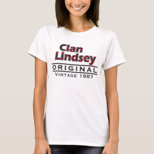 Clan Lindsey Vintage Customize Your Birthyear T-Shirt