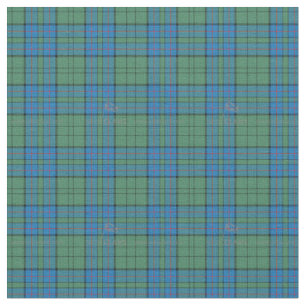 Clan Lockhart Tartan Plaid Fabric