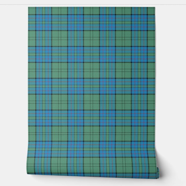 Clan Lockhart Tartan Wallpaper (Unrolling)