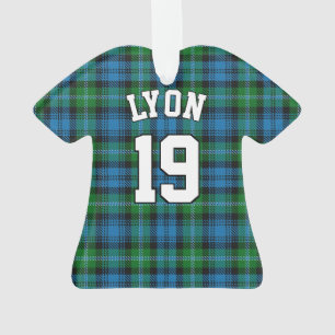 Clan Lyon Tartan Christmas Jersey Ornament