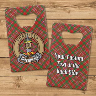 Clan MacAlister Crest sur Tartan