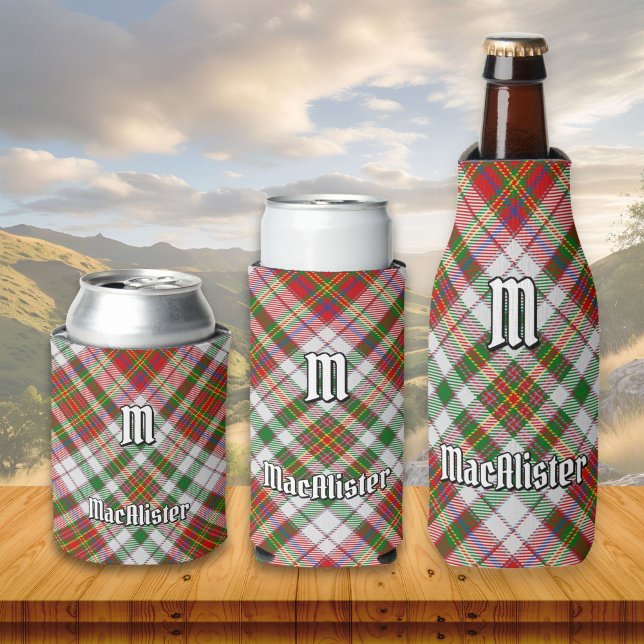 Clan MacAlister Dress Tartan Can Cooler (Creator Uploaded)