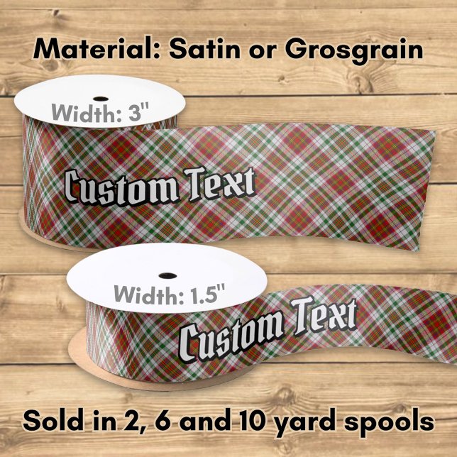 Clan MacAlister Dress Tartan Satin Ribbon (Creator Uploaded)