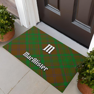 Clan MacAlister of Glenbarr Hunting Tartan Doormat