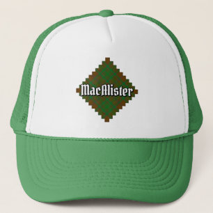 Clan MacAlister of Glenbarr Hunting Tartan Trucker Hat