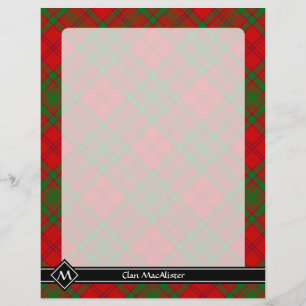 Clan MacAlister of Glenbarr Tartan Flyer