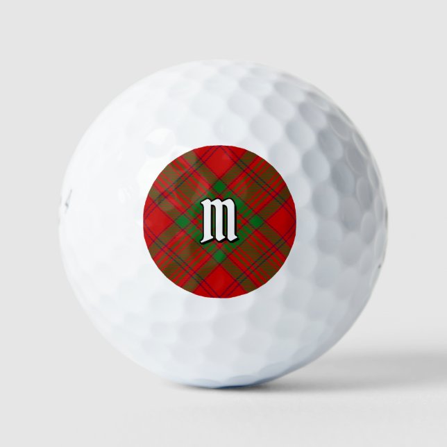 Clan MacAlister of Glenbarr Tartan Golf Balls (Front)