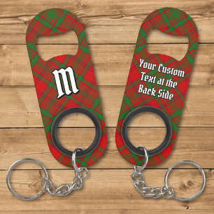 Clan MacAlister of Glenbarr Tartan Keychain Bottle Opener