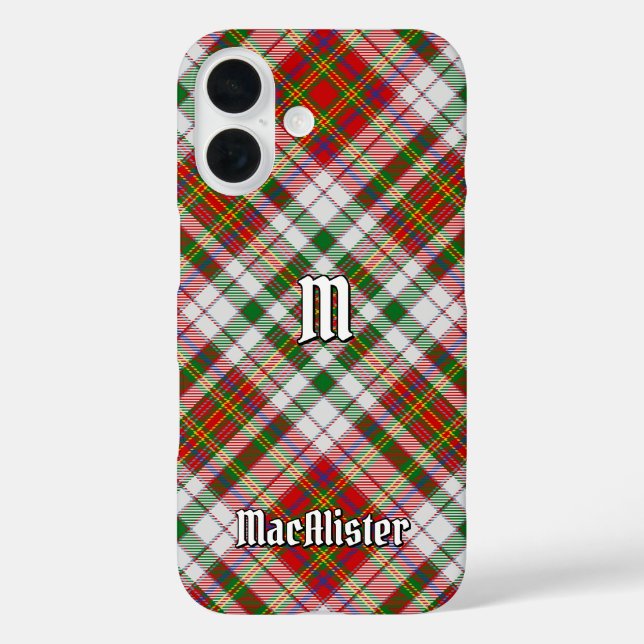 Clan MacAlister robe Tartan Coque-Mate coque iphon (Verso)