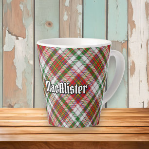 Clan MacAlister robe Tartan Latte Mug