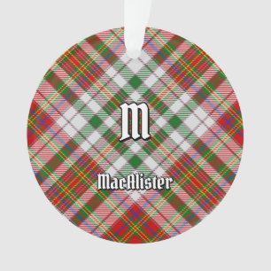Clan MacAlister Robe Tartan Ornament
