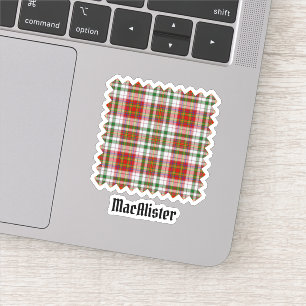 Clan MacAlister Sticker Tartan