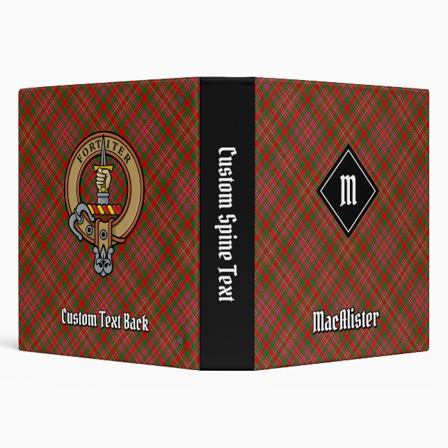 Clan MacAlister Tartan Binder (Background)