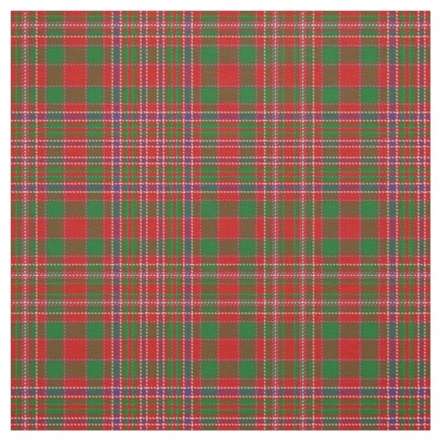 Clan MacAlister Tartan Fabric (Swatch)