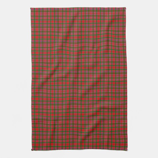 Clan MacAlister Tartan Kitchen Towel (Vertical)