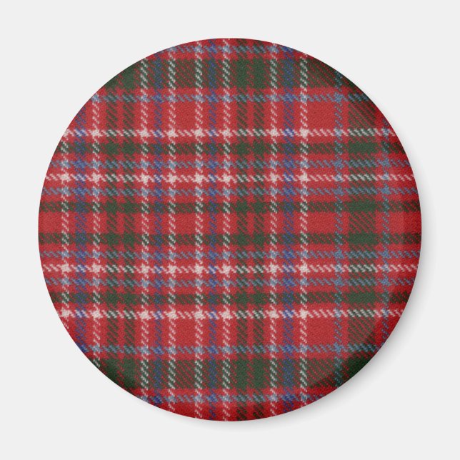 Clan MacAlister Tartan Magnet (Front)