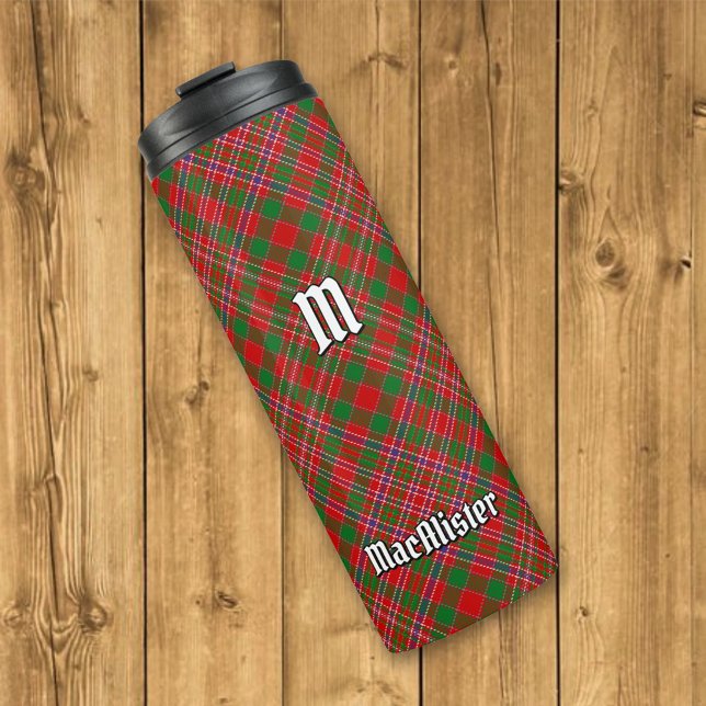 Clan MacAlister Tartan Thermal Tumbler (Creator Uploaded)