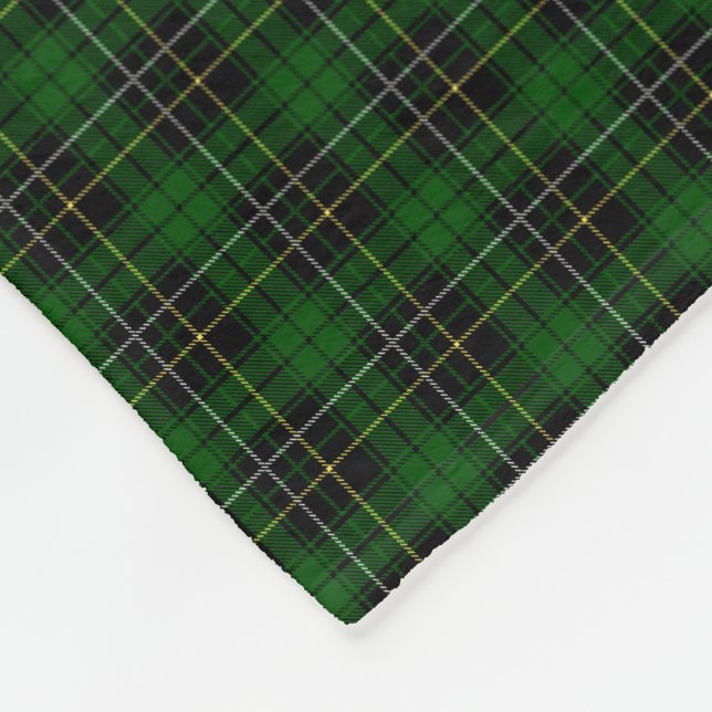 Clan MacAlpine Tartan Fleece Blanket (Corner)