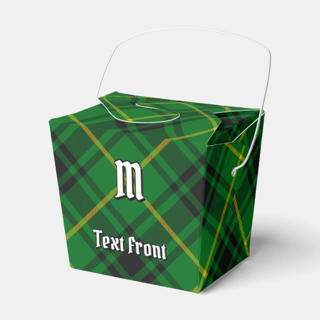 Clan MacArthur Tartan Favor Box (Front Side)