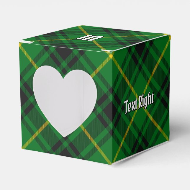 Clan MacArthur Tartan Favor Box (Front Side)