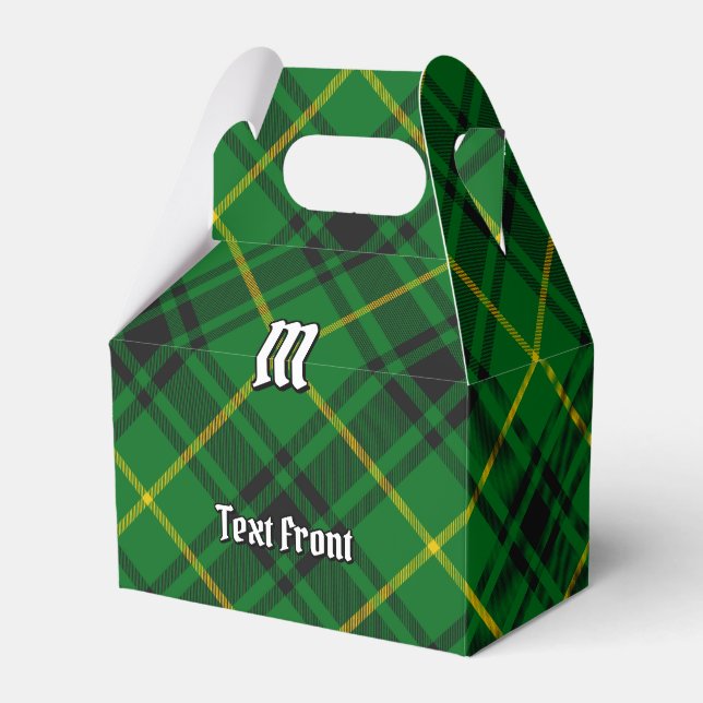 Clan MacArthur Tartan Favor Box (Front Side)