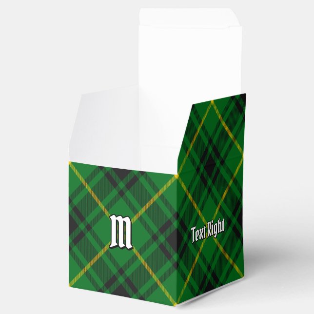 Clan MacArthur Tartan Favor Box (Opened)