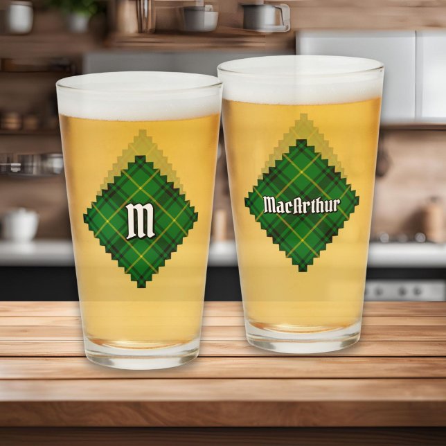 Clan MacArthur Tartan Glass (Creator Uploaded)