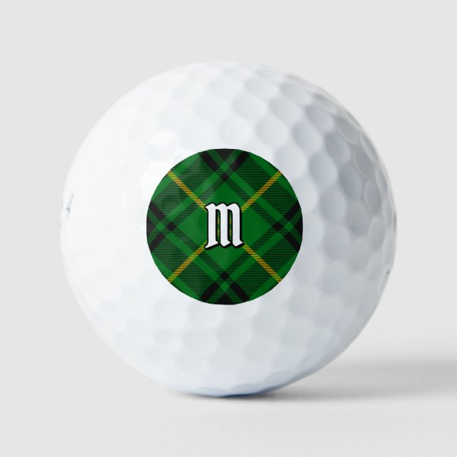 Clan MacArthur Tartan Golf Balls (Front)