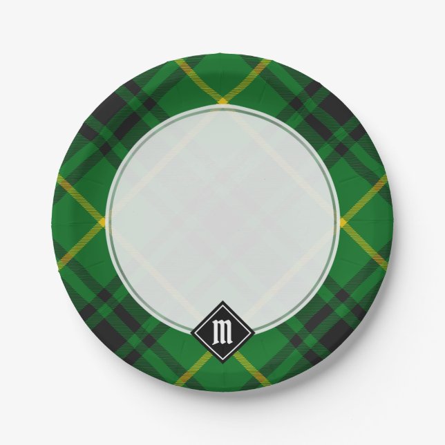 Clan MacArthur Tartan Paper Plate (Front)