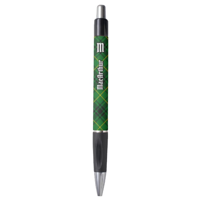 Clan MacArthur Tartan Pen (Front Vertical)