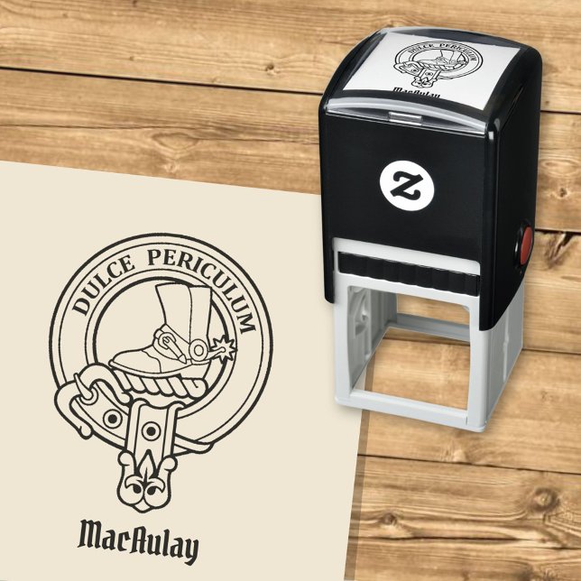 Clan MacAulay Crest Self-inking Stamp (Creator Uploaded)