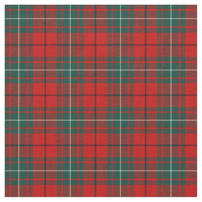 Clan MacAulay Tartan Fabric (Close Up)
