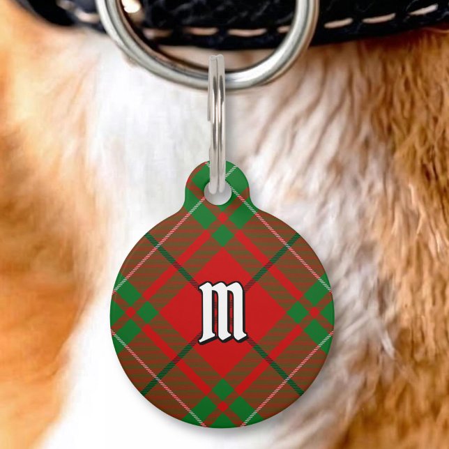Clan MacAulay Tartan Pet ID Tag (Creator Uploaded)