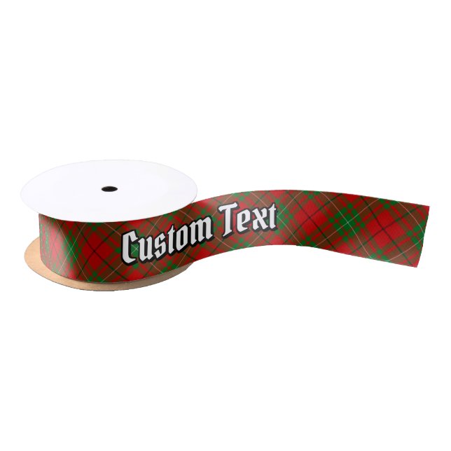 Clan MacAulay Tartan Satin Ribbon (Spool)