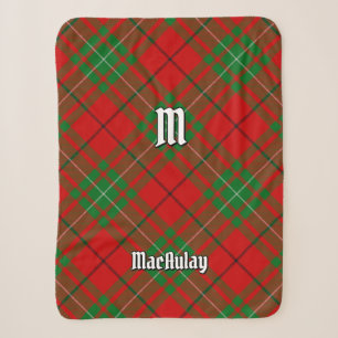 Clan MacAulay Tartan Sherpa Blanket